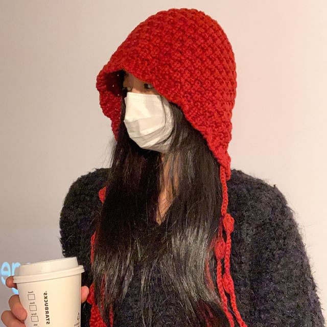 Frior-Plain Knit Hat