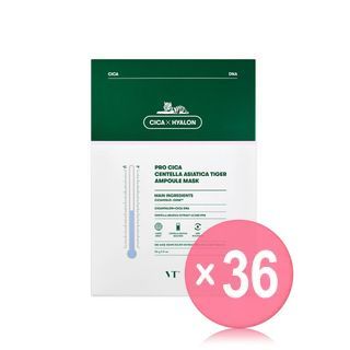 VT - Pro Cica Centella Asiatica Tiger Ampoule Mask Set (x36) (Bulk Box)