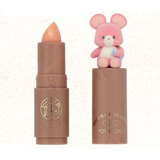 SHOBIDO - Yoshitoku Retro Plush Collection Q Pippi Lip Cream With Flocked Mascot