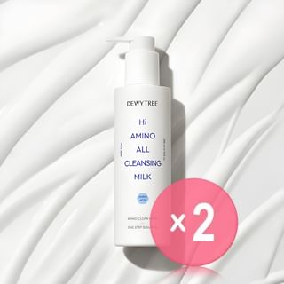 DEWYTREE - Hi Amino All Cleansing Milk 2pcs Bundle Set