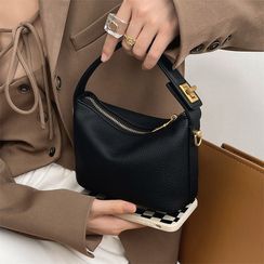 ever after(エバーアフター) - Faux-Leather Mini Satchel with Strap