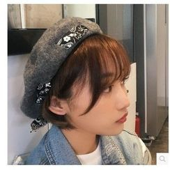 FROME - Ribbon Detail Beret FROME - Ribbon Detail Beret