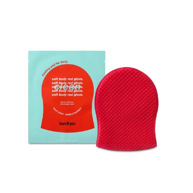 laundryou-Soft Body Red Glove Clean Set