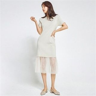 tulle shirt dress