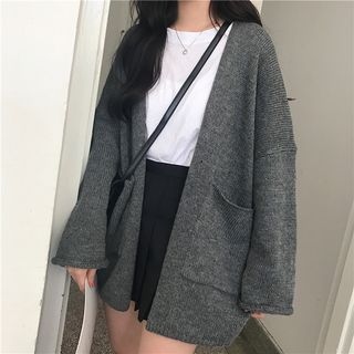 Windflower-Open-Front Cardigan