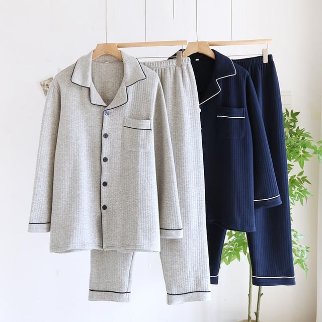 Dazzli-Pajama Set Long-Sleeve Top Pants