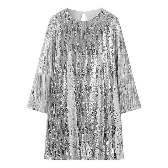 navy blue dress for baby girl This Is H&M's Most Expensive-Looking Dress main image 0