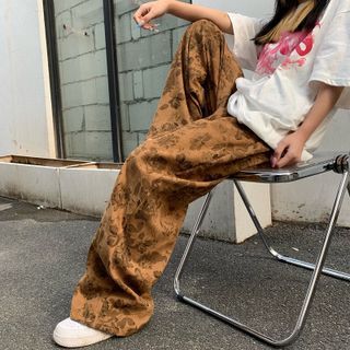 Kenning Floral Print Wide Leg Pants