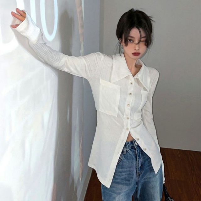 Everose-Plain Shirt