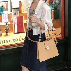 FAYLE - Chain Plain Crossbody Bag FAYLE - Chain Plain Crossbody Bag