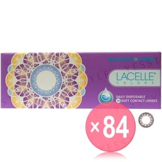 BAUSCH+LOMB - Lacelle 1 Day Lace Color Lens Sparkling Gold 30 pcs (x84) (Bulk Box)