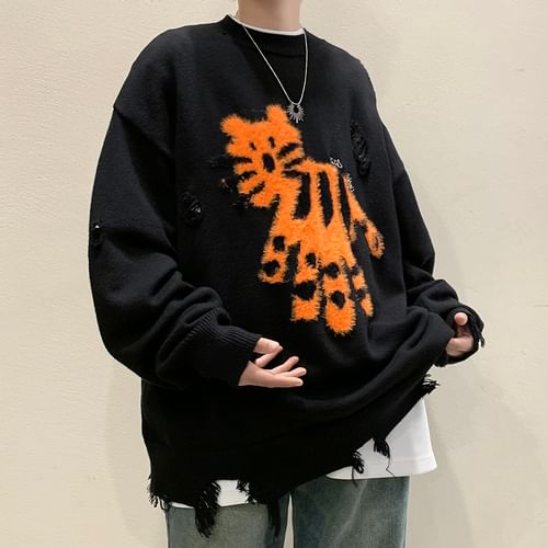 Tiger on sale sleeve sweater