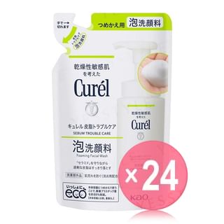 Kao - Curel Sebum Trouble Care Foaming Facial Wash (x24) (Bulk Box)