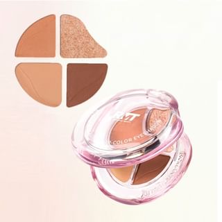 ROMANTIC BEAUTY - 4 Shade Eyeshadow Palette - Brown