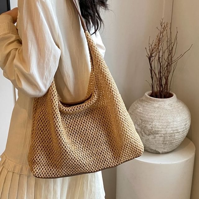 KOCORE-Woven Shoulder Bag