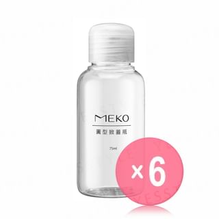 MEKO - Round Flat Bottle 75ml (x6) (Bulk Box)