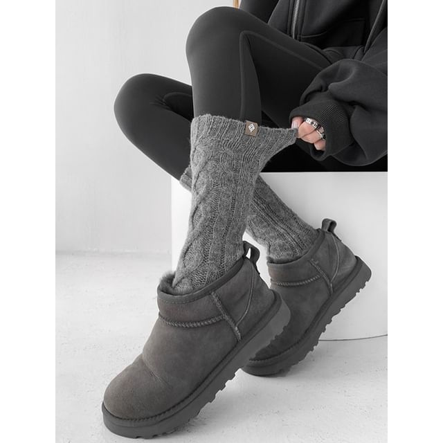 Shira-Cable-Knit Socks in 6 Colors
