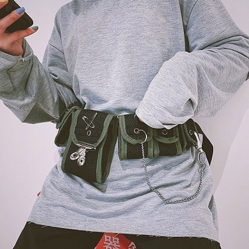 Multi-Pocket Belt Bag
