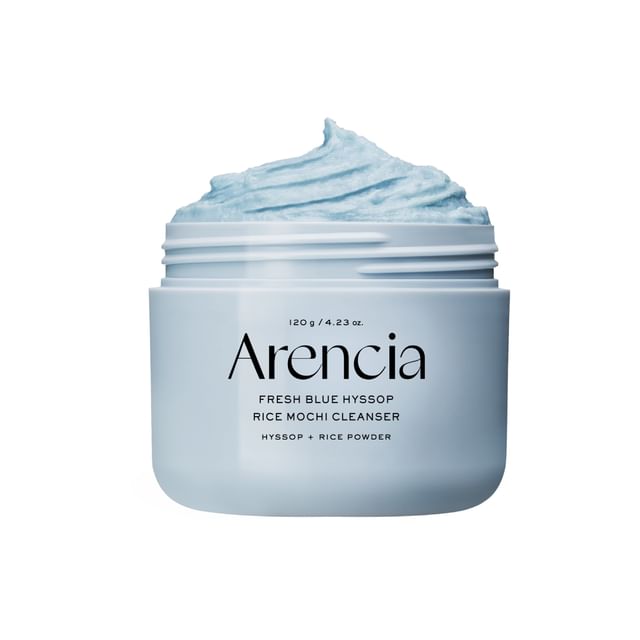 Arencia-Fresh Blue Hyssop Rice Mochi Cleanser