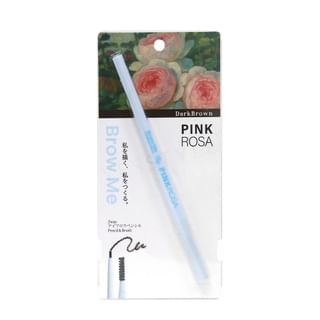 Pink Rosa - Brow Me Eyebrow Pencil 02 Dark Brown