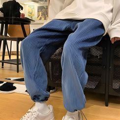 Wescosso - Plain Corduroy Pants Wescosso - Plain Corduroy Pants