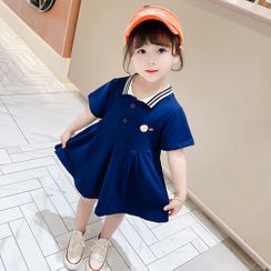 ChibiJia - 小童短袖馬球連衣裙 ChibiJia - 小童短袖馬球連衣裙