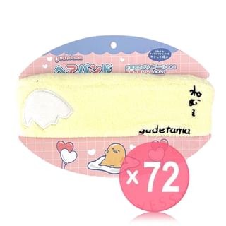 ASUNAROSYA - Sanrio Gudetama Face Wash Headband (x72) (Bulk Box)