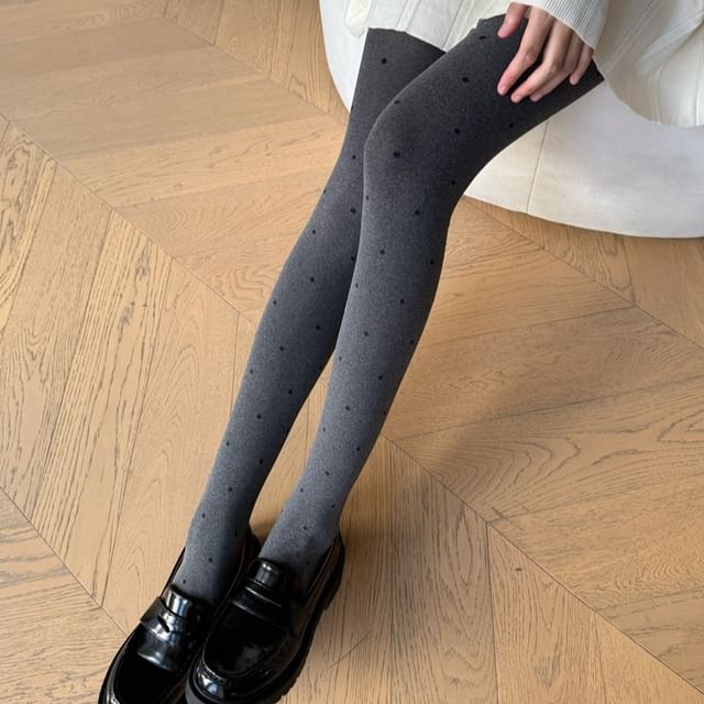 Gentiana-Dotted Tights