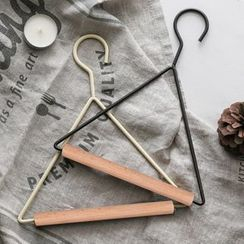 Evebe - Iron & Wooden Towel Hanger Evebe - Iron & Wooden Towel Hanger