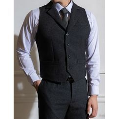 STYLEMAN - Buckled-Back Tailored Vest STYLEMAN - Buckled-Back Tailored Vest