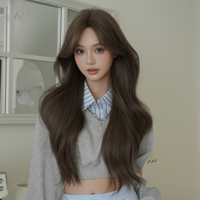 SEVENQ-Long Full Wig - Wavy