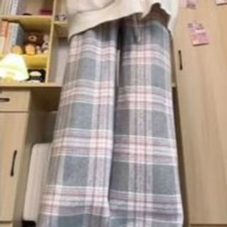 Everose-Drawstring Waist Plaid Baggy Pants