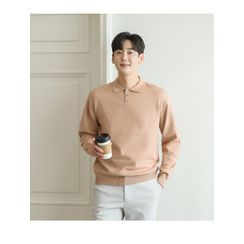 PLAYS - Colored Basic Knit Polo Shirt