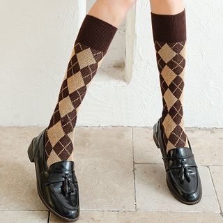 Himiko Makoto - Argyle Knee-High Socks