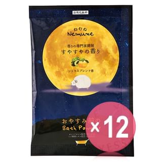 HONYARADOH - Nemune Peaceful Sleep Bath Powder (x12) (Bulk Box)