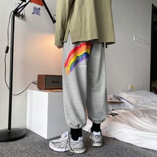 rainbow sweatpants