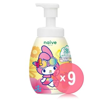 Kracie - Sanrio My Melody Naive Foaming Body Wash (x9) (Bulk Box)