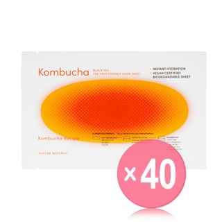 NATURE REPUBLIC - Kombucha Black Tea The First Essence Mask Sheet (x40) (Bulk Box)
