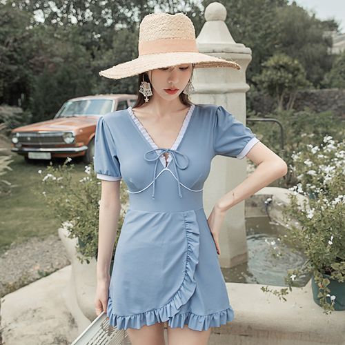 Swim dresses best sale with sleeves