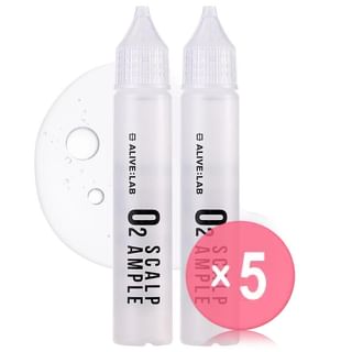 ALIVE:LAB - O2 Scalp Ample 5pcs Bundle Set