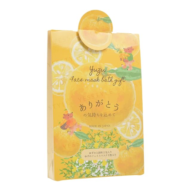 HONYARADOH-Yuzu Face Mask Bath Gift