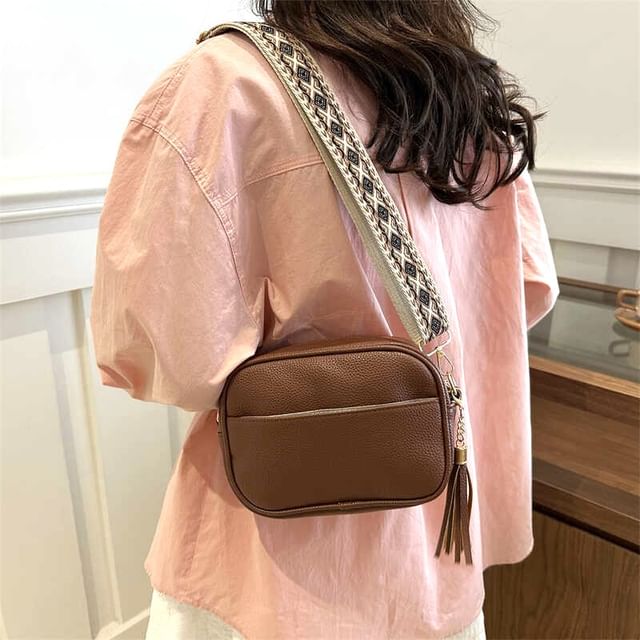 Indenis-Faux Leather Crossbody Bag