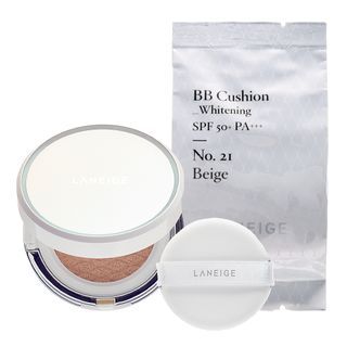 LANEIGE - BB Cushion Whitening SPF50+ PA+++ With Refill (#21 Beige)