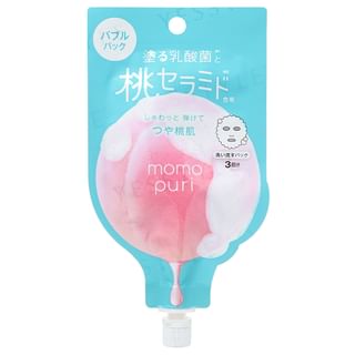BCL - Momo Puri Peach Fresh Bubble Rinse Mask