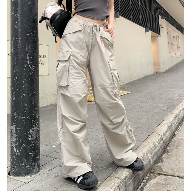 ok.soon】low rise cargo pants / カーキ ok.soon low rise cargo