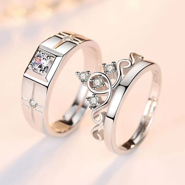 Tinseltown-Couple Matching CZ Ring