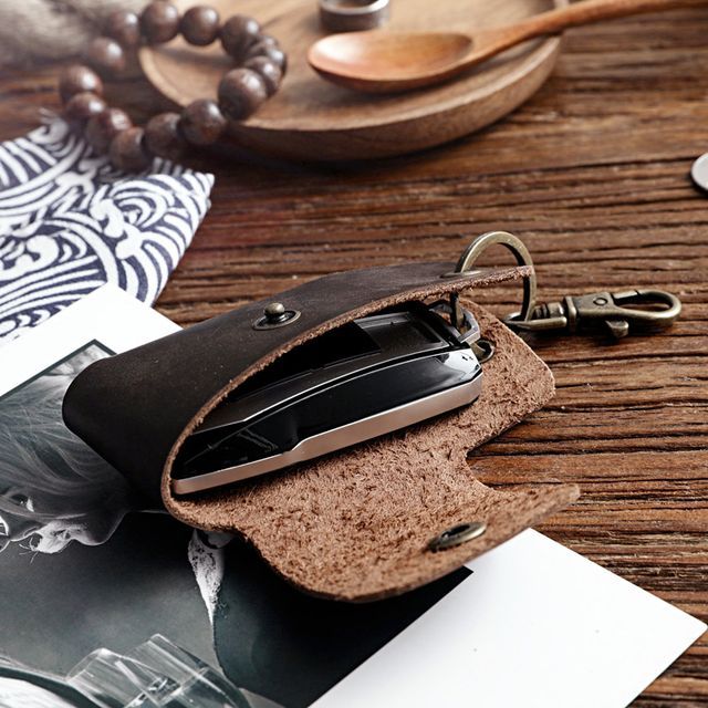 Wavecho Genuine Leather Key Pouch