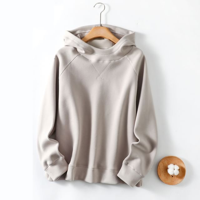 KUMI-Plain Hoodie
