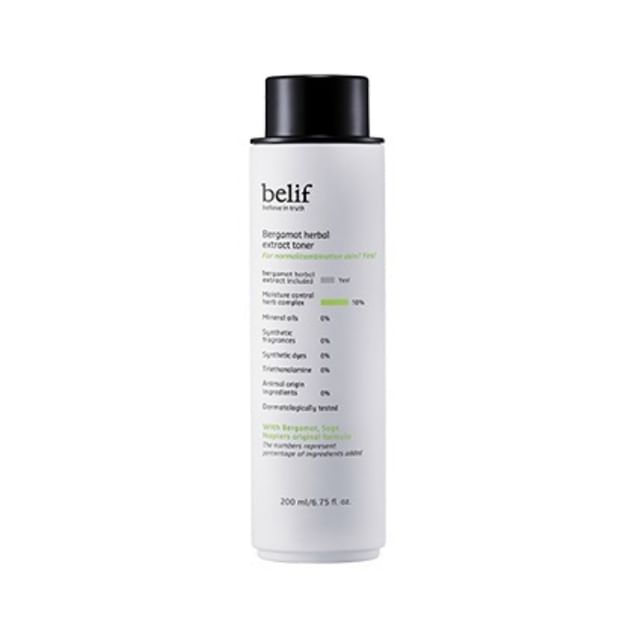 belif bergamot herbal extract toner 200