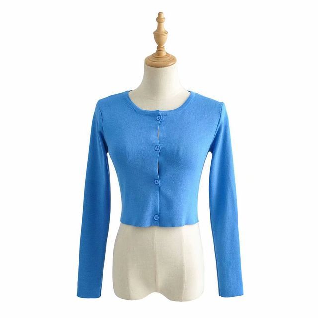 Omibayo-Plain Cardigan
